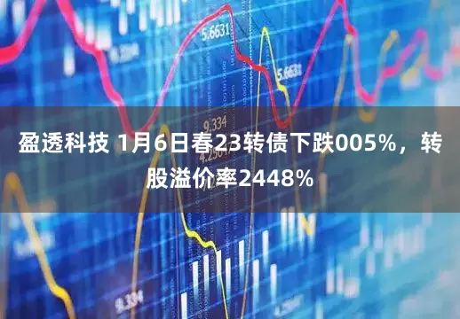 盈透科技 1月6日春23转债下跌005%，转股溢价率2448%